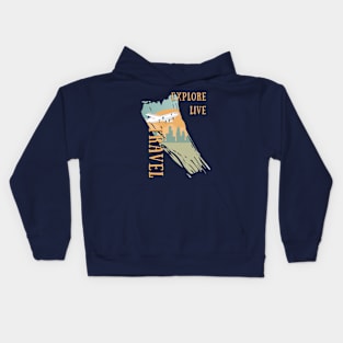 Explore, Travel, Live Kids Hoodie